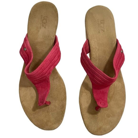 UGG Zamora Espadrilles Women's Sz US 8.5 | EU 39.5 Wedge Flip Flop Sandals Shoes - Picture 3 of 8